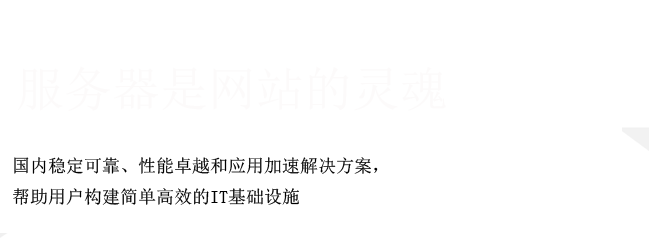 国内服务器租用